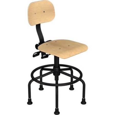 BIOFIT BioFit Shop Stool - Wood - Height Adjustable 23 - 30" WWS-H-HG-T-XF-XA-06